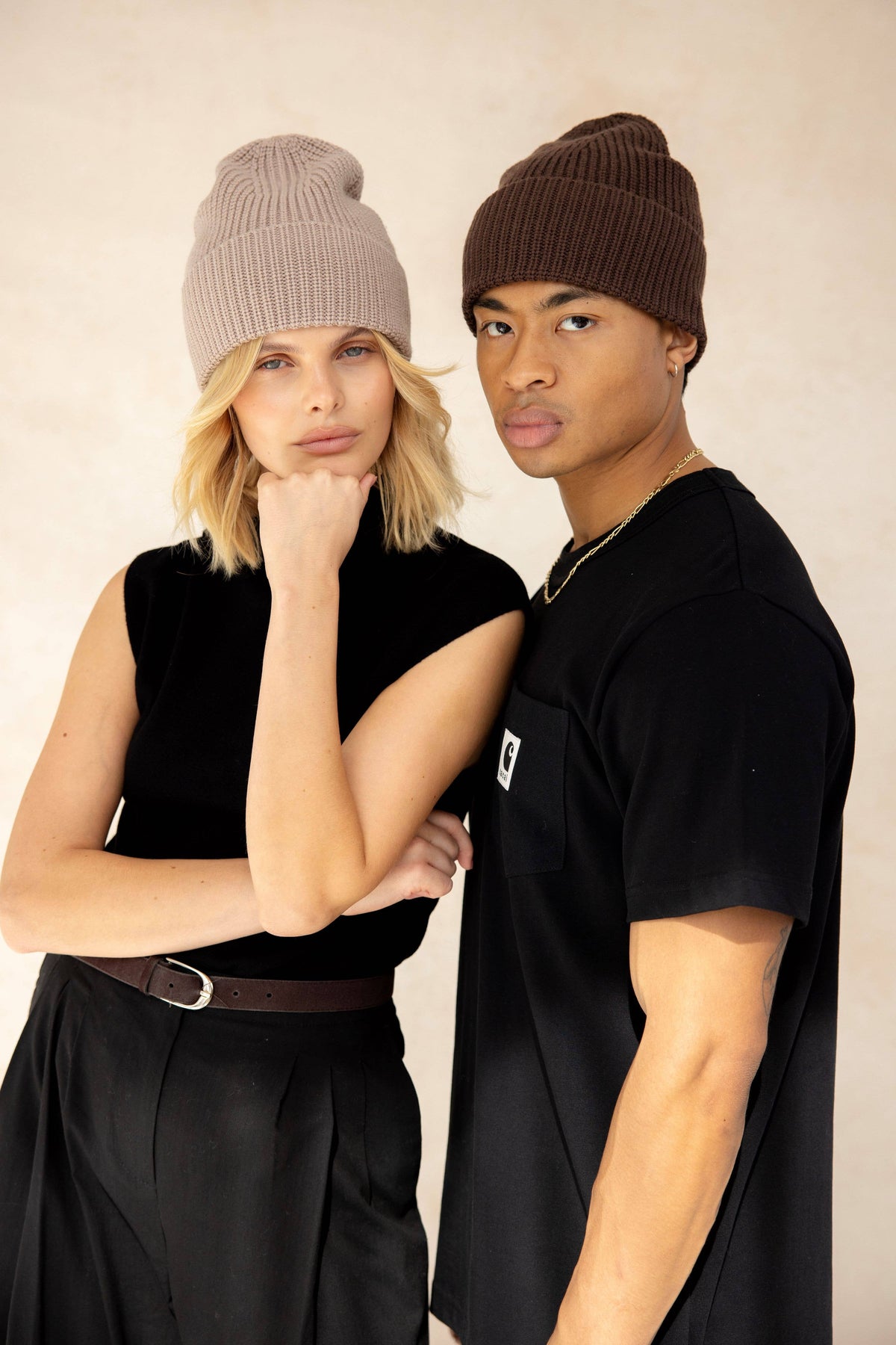 Arctic Fox Dark Earth Merino Beanie