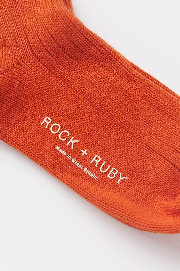 Rock + Ruby Wynona Coral Pink Socks