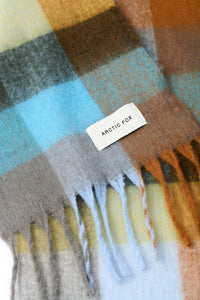 Arctic Fox Reykjavik Blue and Orange Scarf