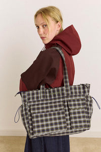 Damson Madder Eliza Lyra Check Bag