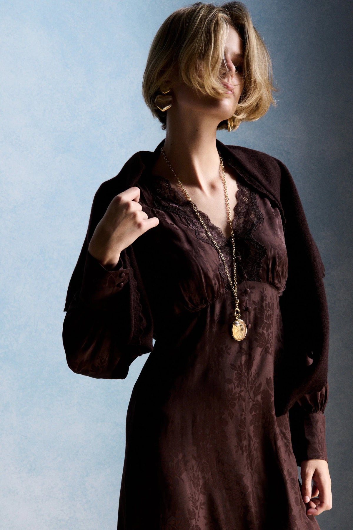 Petit Mendigote Betina Chocolate Dress