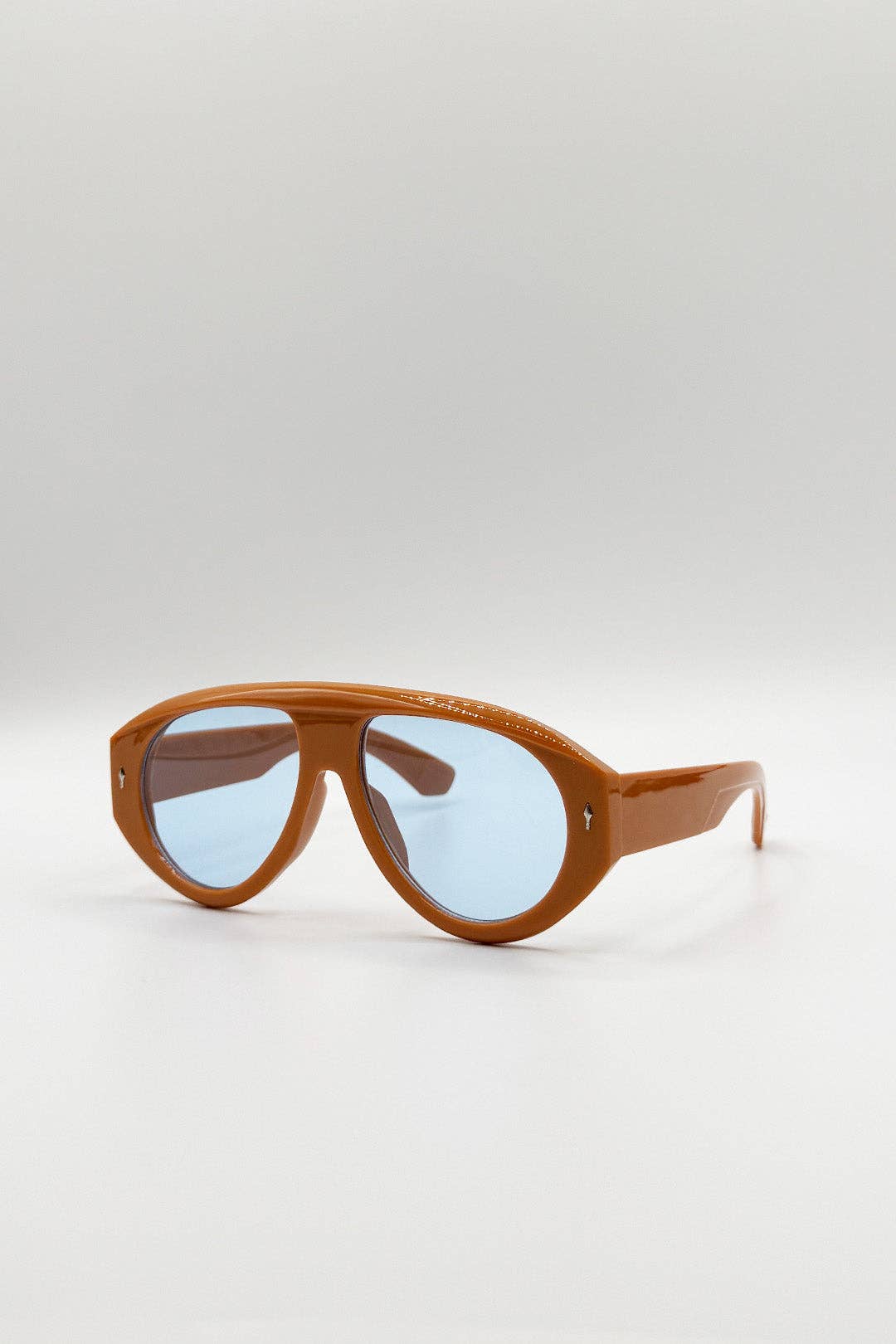 AFA Collective Bold Aviator Orange Sunglasses