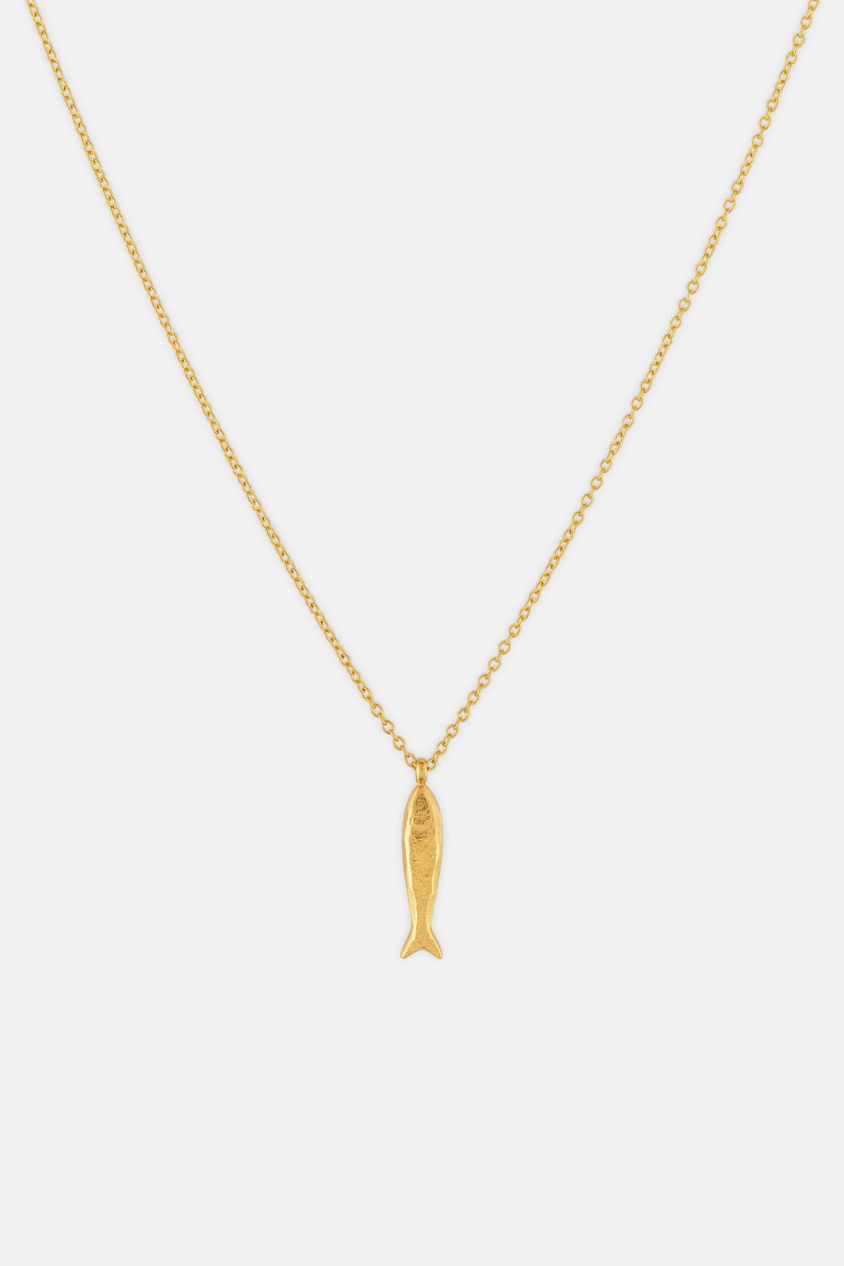 AW25 One & Eight Minnow Gold Necklace RESIZE - The Mercantile London