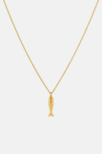 AW25 One & Eight Minnow Gold Necklace RESIZE - The Mercantile London
