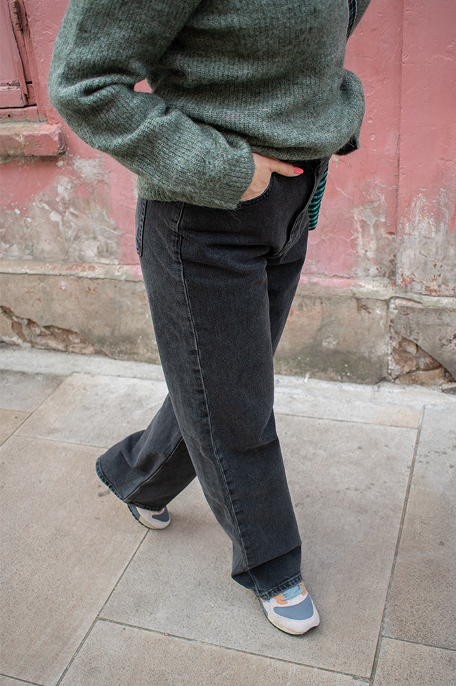 Dr Denim Echo Tar Retro Black Jeans - The Mercantile London