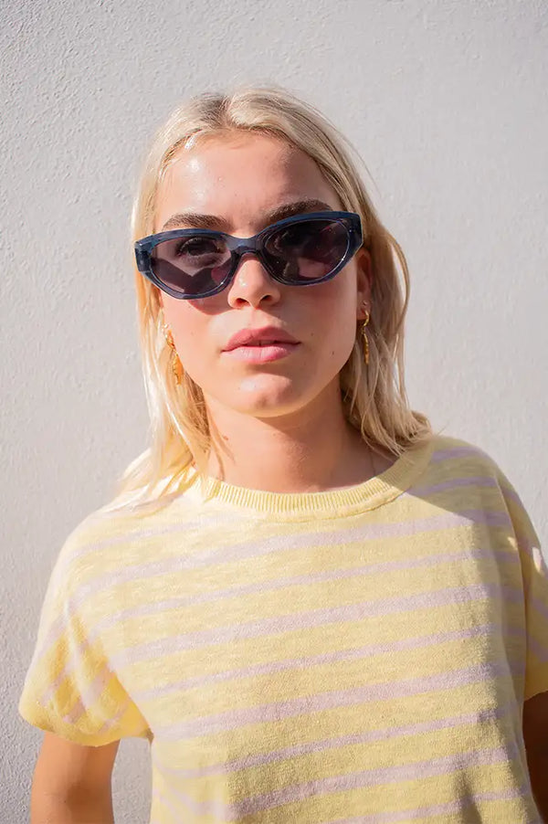 Eco Shades Palma Blue Sunglasses - The Mercantile London