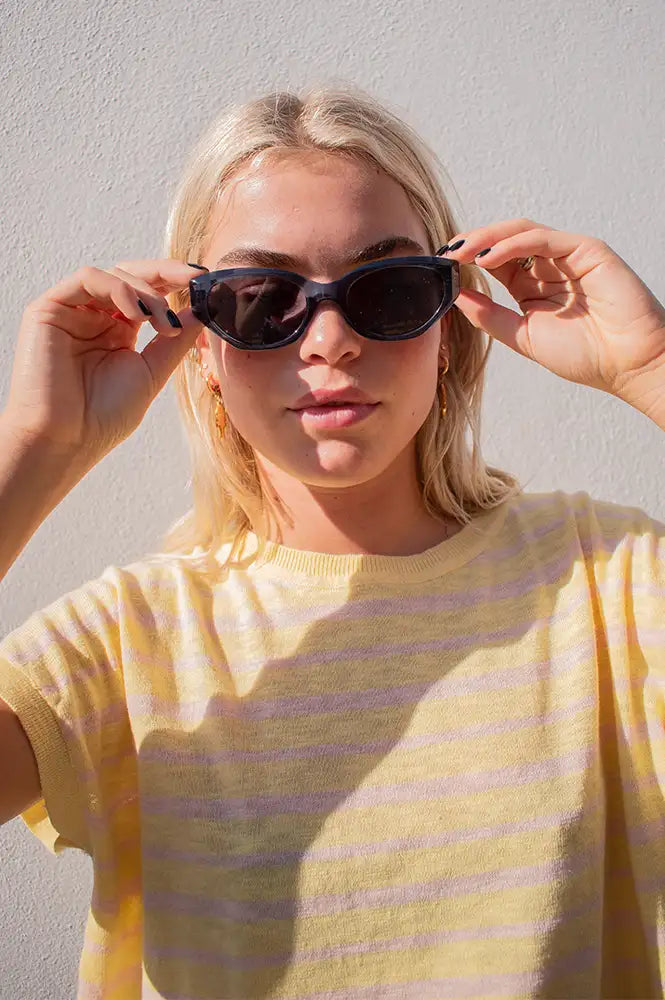 Eco Shades Palma Blue Sunglasses - The Mercantile London