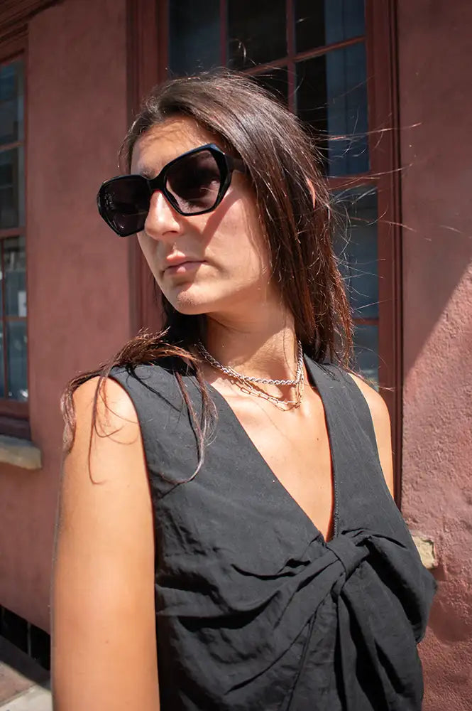 Eco Shades Lucia Black Sunglasses