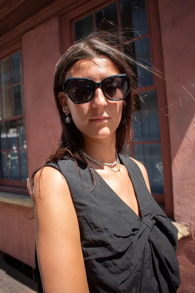Eco Shades Lucia Black Sunglasses