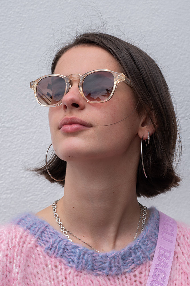 Eco Shades Torre Transparent Sunglasses - The Mercantile London