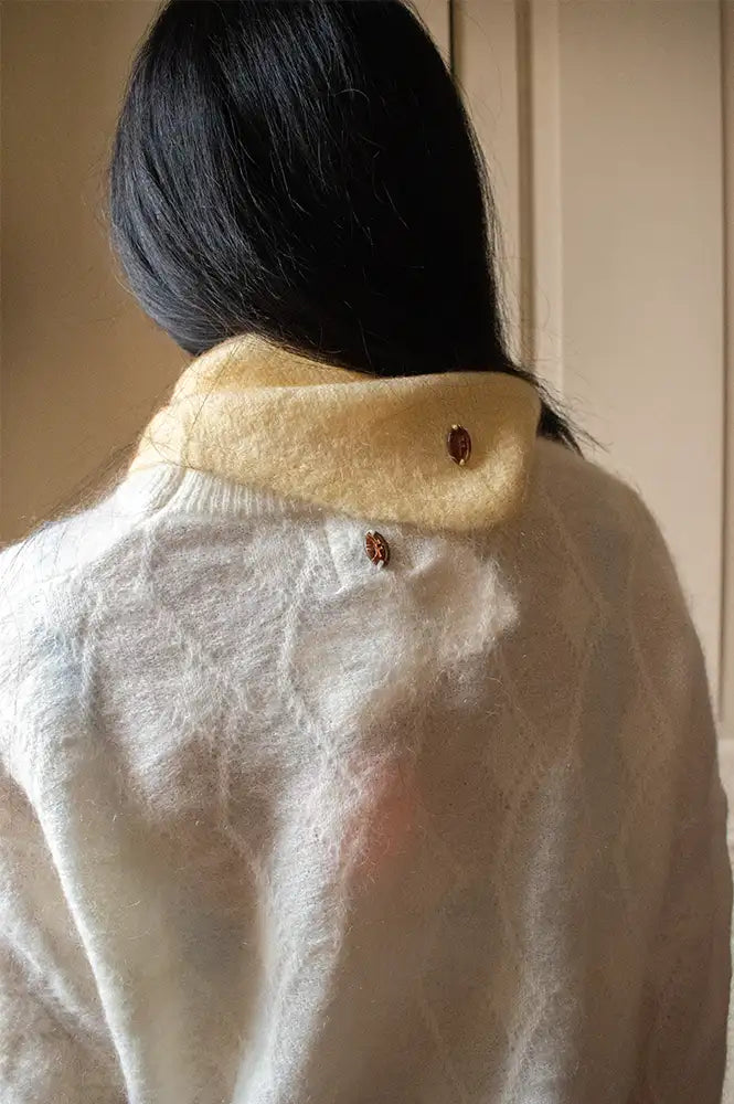 FRNCH Brooks Cream Knitted Jumper