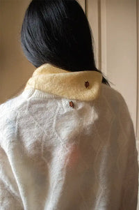 FRNCH Brooks Cream Knitted Jumper
