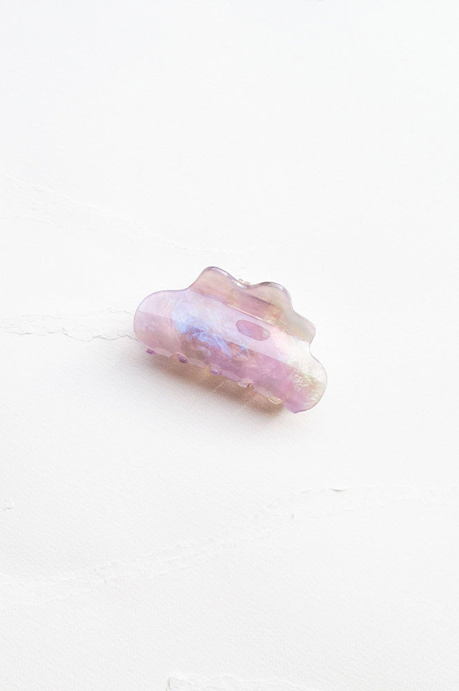 Tiepology Pink Clouds Claw Clip