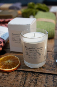 Mercantile London Elder Street Black Pomegranate Votive Candle - The Mercantile London