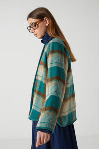 Charlie Joe Elma Sand Check Jacket - The Mercantile London