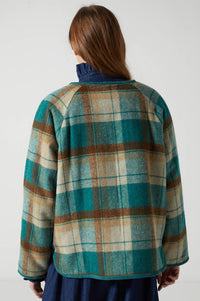 Charlie Joe Elma Sand Check Jacket - The Mercantile London
