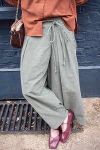Marta Mirella Sage Corduroy Trousers - The Mercantile London