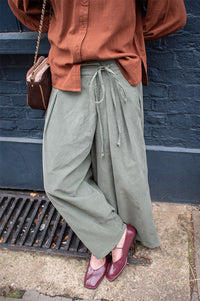 Marta Mirella Sage Corduroy Trousers - The Mercantile London