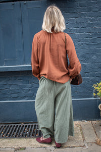 Marta Mirella Sage Corduroy Trousers - The Mercantile London