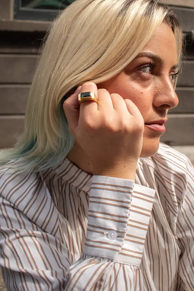 Shyla Calia Emerald Ring