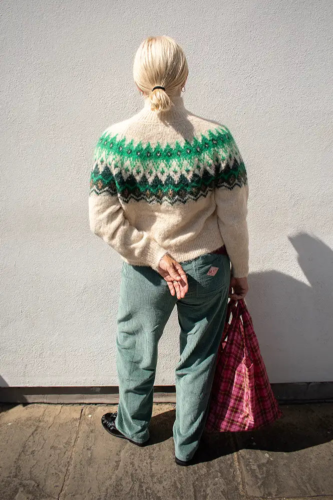 Emile Et Ida Ecrin Ecru Jacquard Jumper