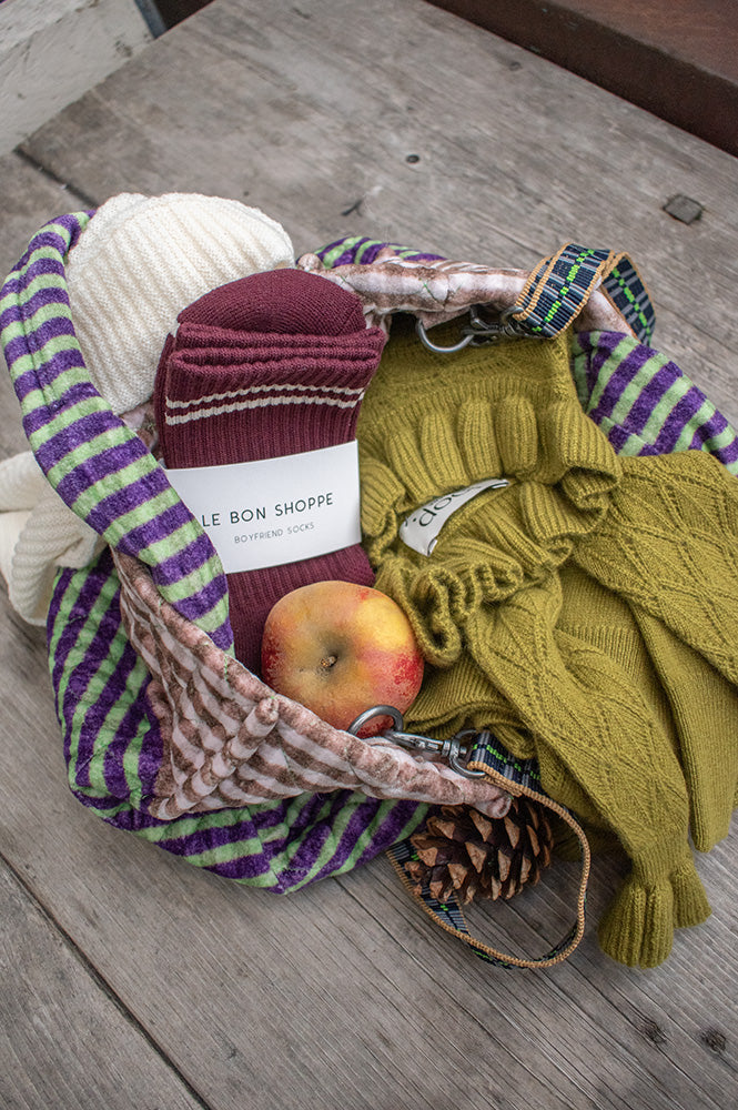 Épice Paris Small Checked Tote Handbag - The Mercantile London