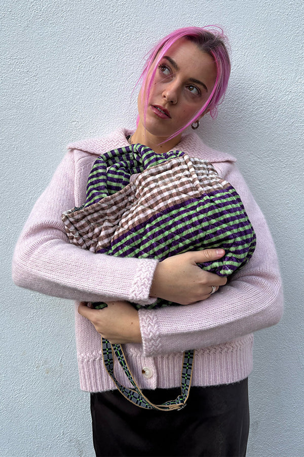 Épice Paris Small Checked Tote Handbag - The Mercantile London