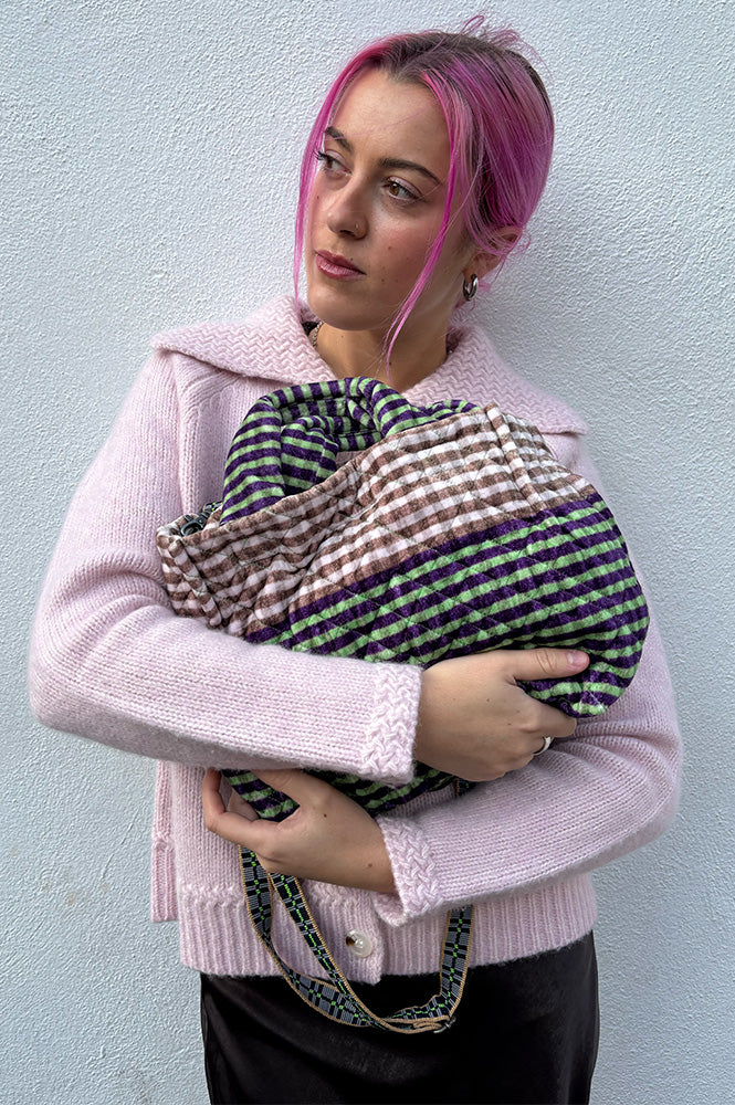 Épice Paris Small Checked Tote Handbag - The Mercantile London