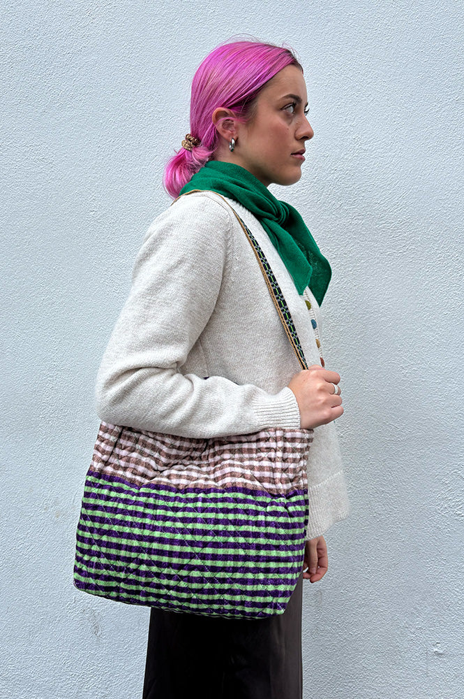 Épice Paris Small Checked Tote Handbag - The Mercantile London