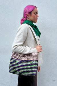 Épice Paris Small Checked Tote Handbag - The Mercantile London