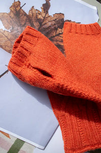 Eribé Aran Afterglow Open Mittens