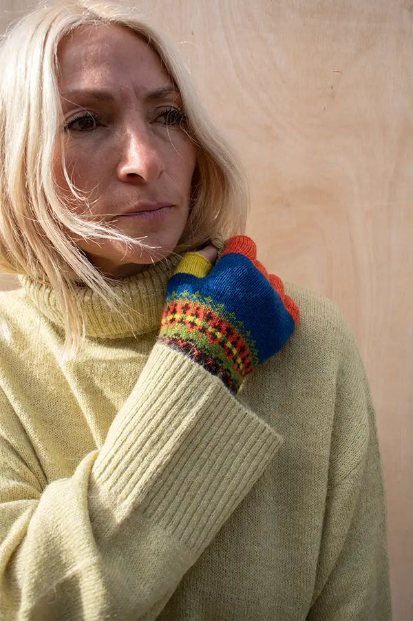 Eribé Alloa Ebony Fingerless Gloves