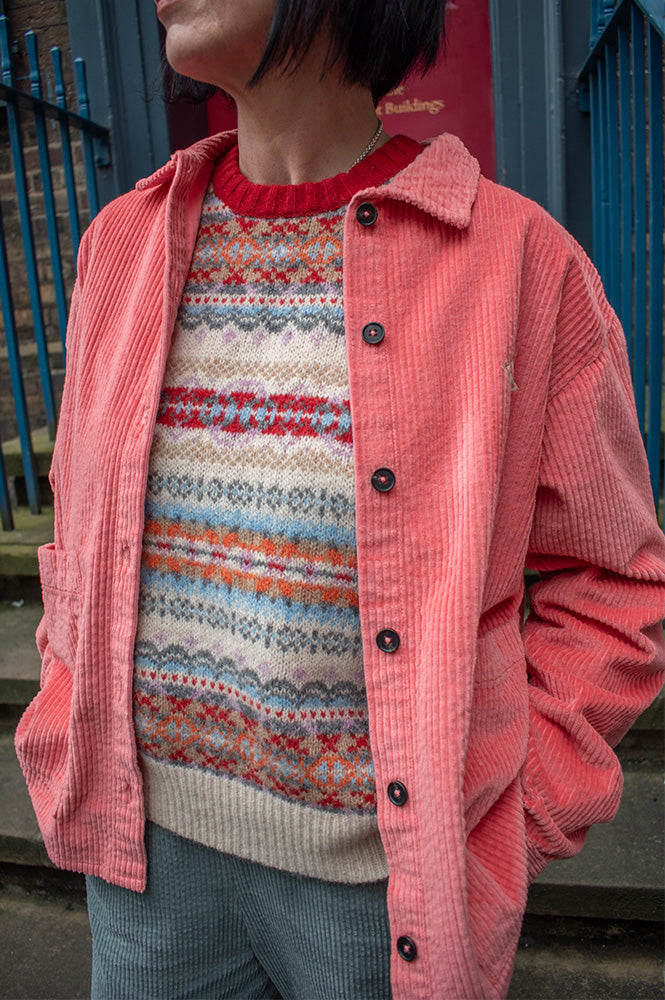 A.P Gyselle Coral Corduroy Overshirt - The Mercantile London