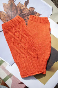 Eribé Aran Afterglow Open Mittens