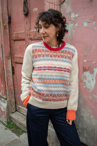 Eribé Westray Mallaig Block Sweater - The Mercantile London