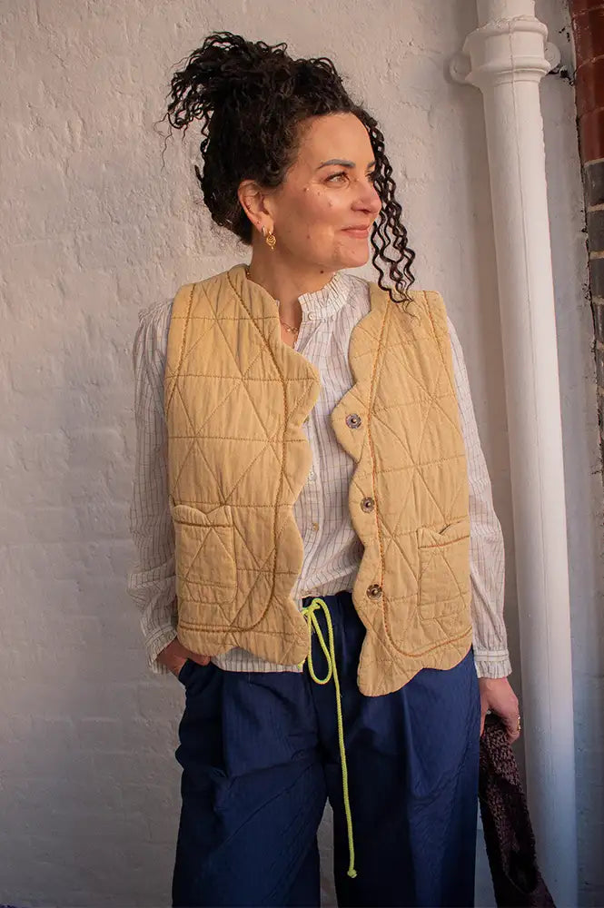 Bonté Estelle Honey Gilet - The Mercantile London