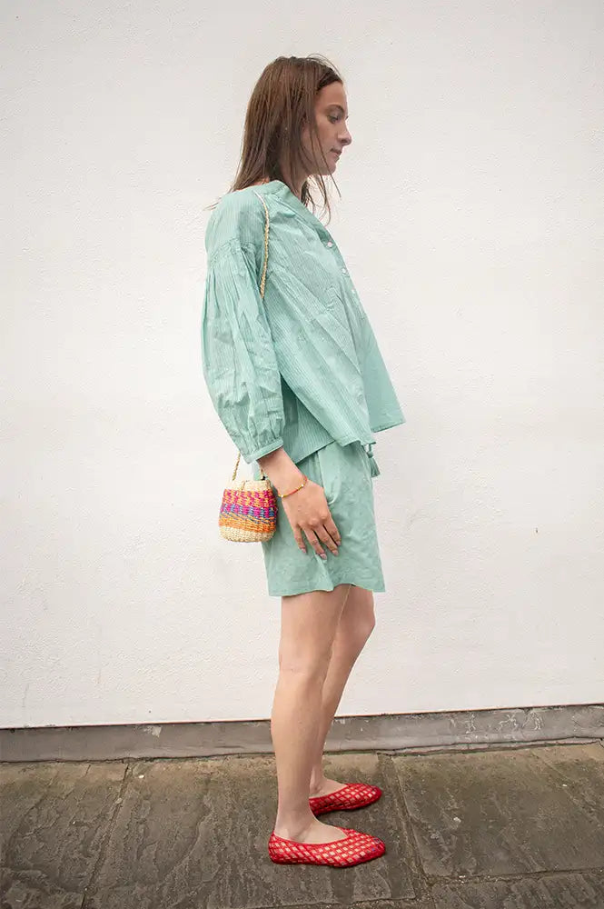 Zen Ethic Luna Green Shorts - The Mercantile London