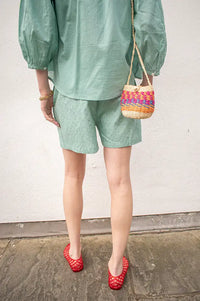 Zen Ethic Luna Green Shorts - The Mercantile London