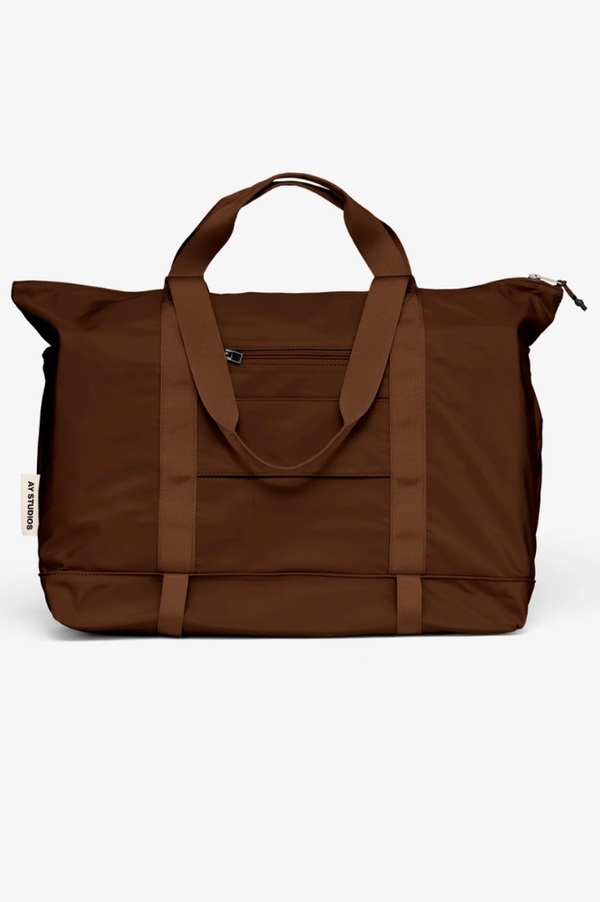 AY Studios East-To-West Dark Brown Bag