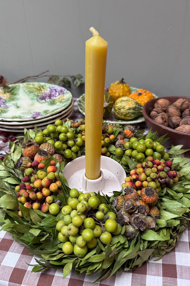 St. Eval Ochre Dinner Candles - The Mercantile London