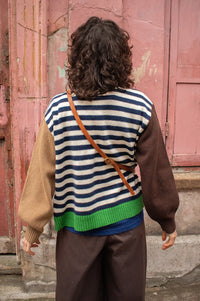L.F. Markey Eval Cornwall Striped Cardigan