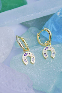 JJ Mini Lucky Charm Hoop Earrings - The Mercantile London