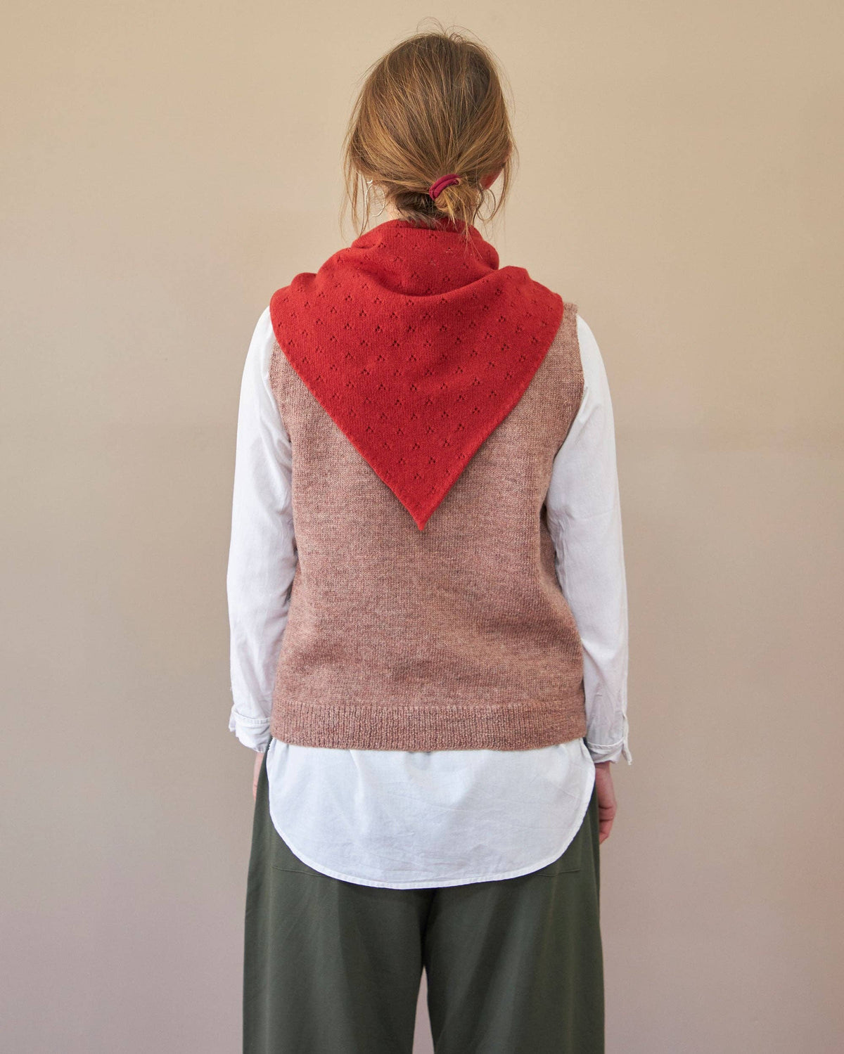 Rove Red Pointelle Neckerchief