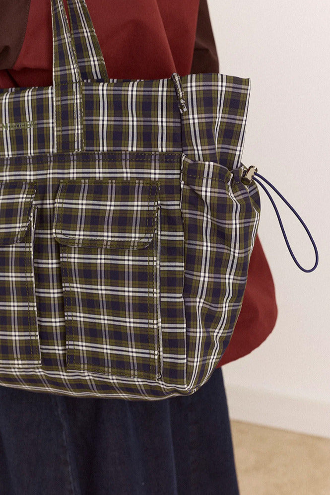 Damson Madder Eliza Lyra Check Bag