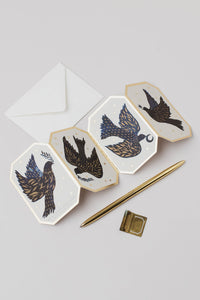 Katie Housley Dove Concertina Card - The Mercantile London