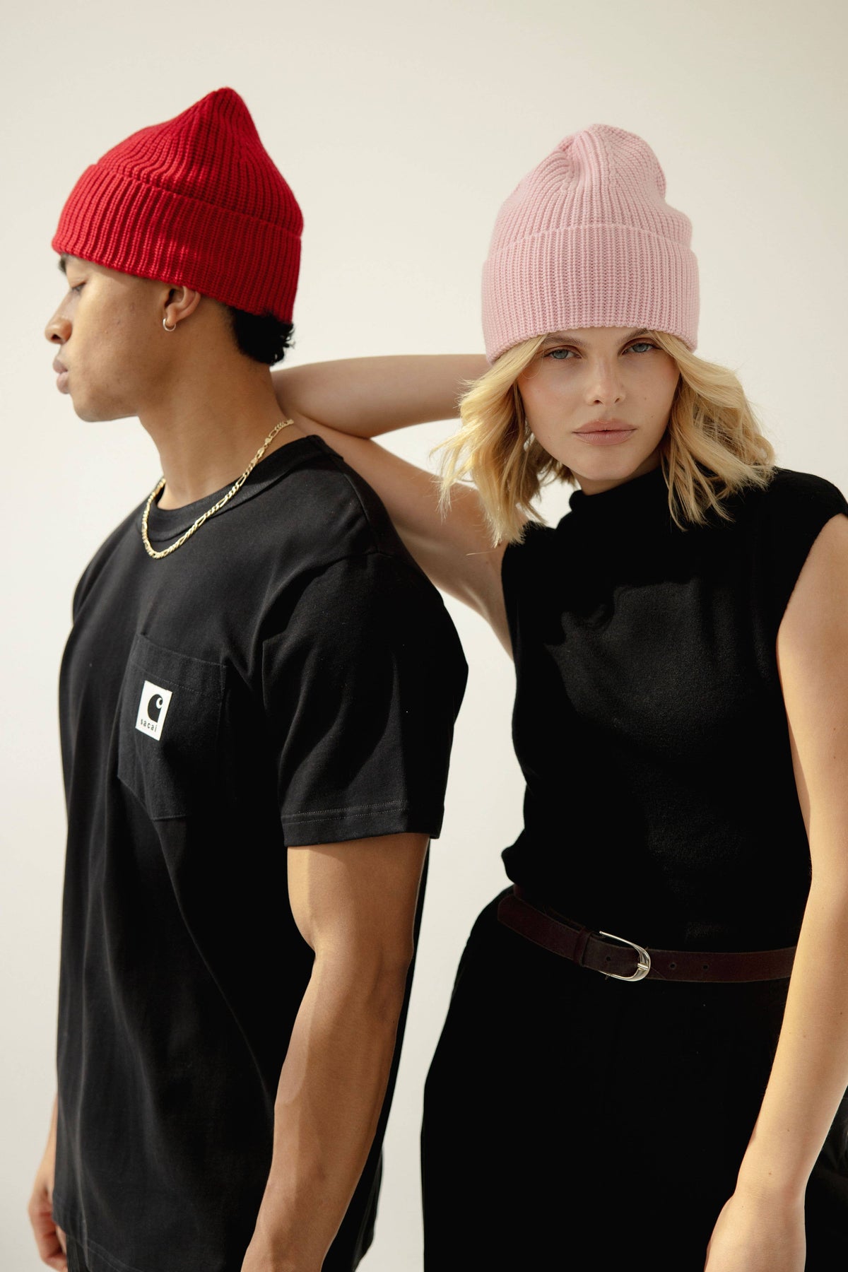 Arctic Fox Rosewoods Red Merino Beanie