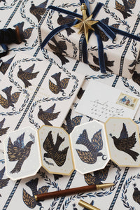 Katie Housley Dove Concertina Card - The Mercantile London