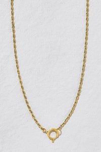 Fleury Gold Twisted Chain Necklace - The Mercantile London