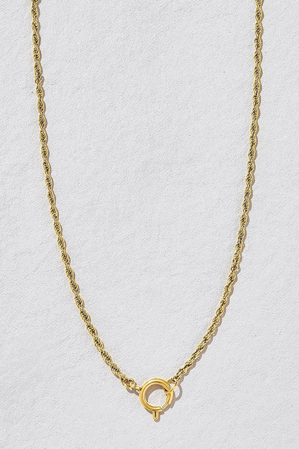 Fleury Gold Twisted Chain Necklace - The Mercantile London
