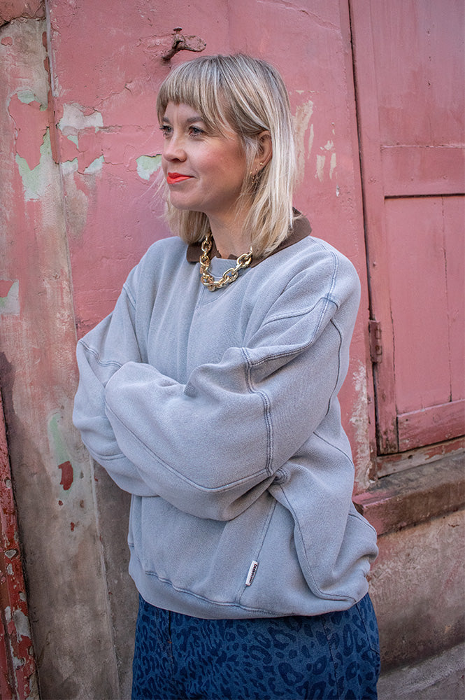 Bellerose Flips Arctic Crewneck Sweatshirt